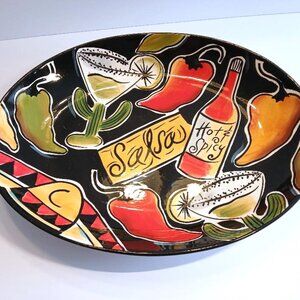 LARGE SERVING CHIP PLATTER - 17 inches long